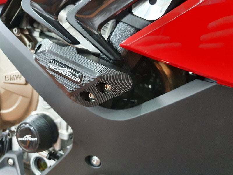 AC Schnitzer Crash pads black right left S 1000 RR 2019-22 | S700371-F15-001