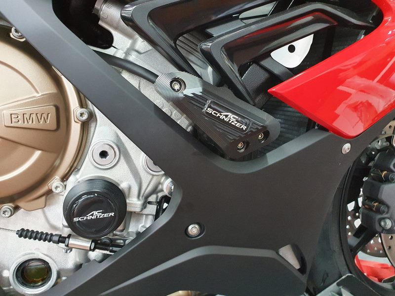 AC Schnitzer Crash pads black right left S 1000 RR 2019-22 | S700371-F15-001