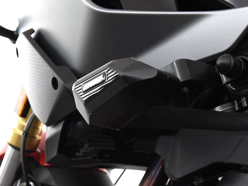 AC Schnitzer Crash Pads black right left BMW F 900 R | S700400-F15-001