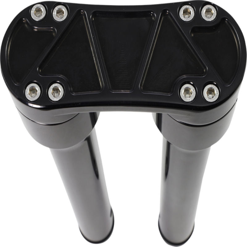 ACCUTRONIX RISERS 12 THREADED BLK | HR2212-B