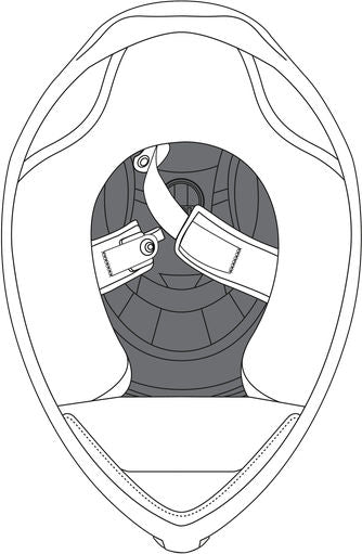 AGV CROWN PAD K1 (ML) Black | 20KIT02809001