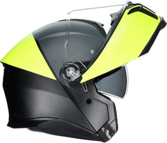 AGV TOURMODULAR E2206 MULTI MPLK, BALANCE MATT BLACK/YEL FL/GREY | 211251E2OY-001