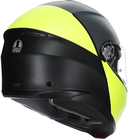 AGV TOURMODULAR E2206 MULTI MPLK, BALANCE MATT BLACK/YEL FL/GREY | 211251E2OY-001