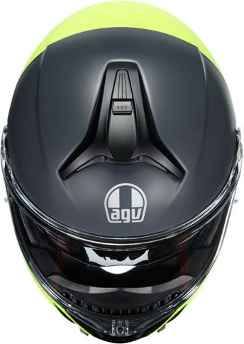 AGV TOURMODULAR E2206 MULTI MPLK, BALANCE MATT BLACK/YEL FL/GREY | 211251E2OY-001