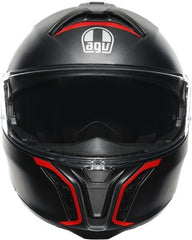 AGV TOURMODULAR E2206 MULTI MPLK, FREQUENCY MATT GUNMETAL/RED | 211251E2OY-005