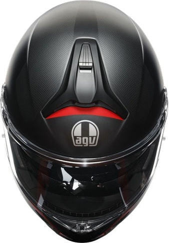 AGV TOURMODULAR E2206 MULTI MPLK, FREQUENCY MATT GUNMETAL/RED | 211251E2OY-005