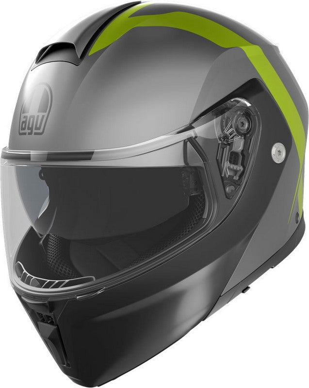 AGV STREETMODULAR E2206 MPLK RESIA MATT GREY/BLACK/YEL FLUO | 2118296001007007