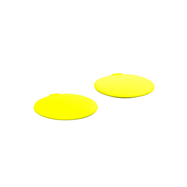 AGV PAINTED SCREW COVERS ORBYT Yellow Fluo | 21KIT48206012
