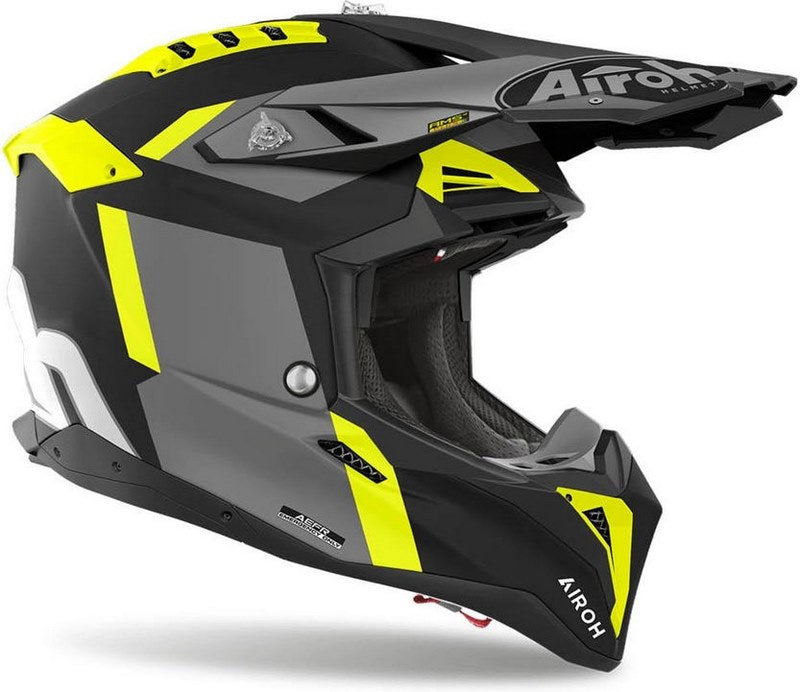 AIROH Helmet Aviator 3 Glory, Yellow Matt | AV3GL31