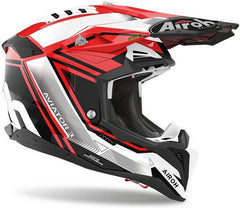 AIROH Helmet Aviator 3 League, Red Gloss | AV3LE55