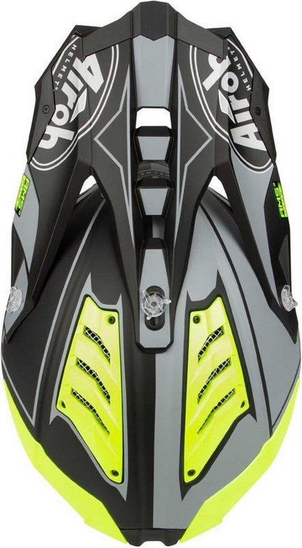 AIROH Motocross Helmet Aviator 3 Rampage, Black Matt | AV3RAM35