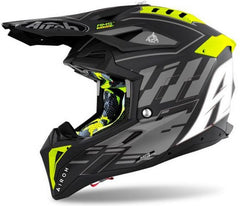 AIROH Motocross Helmet Aviator 3 Rampage, Black Matt | AV3RAM35