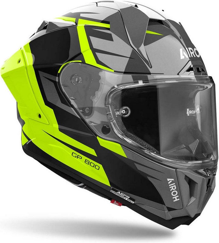 AIROH Helmet GP 800 Master, Yellow | GP8MA31