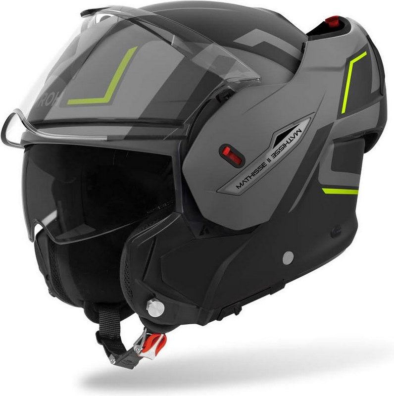 AIROH flip-up helmet Mathisse II Genius, Yellow | MTH2G31