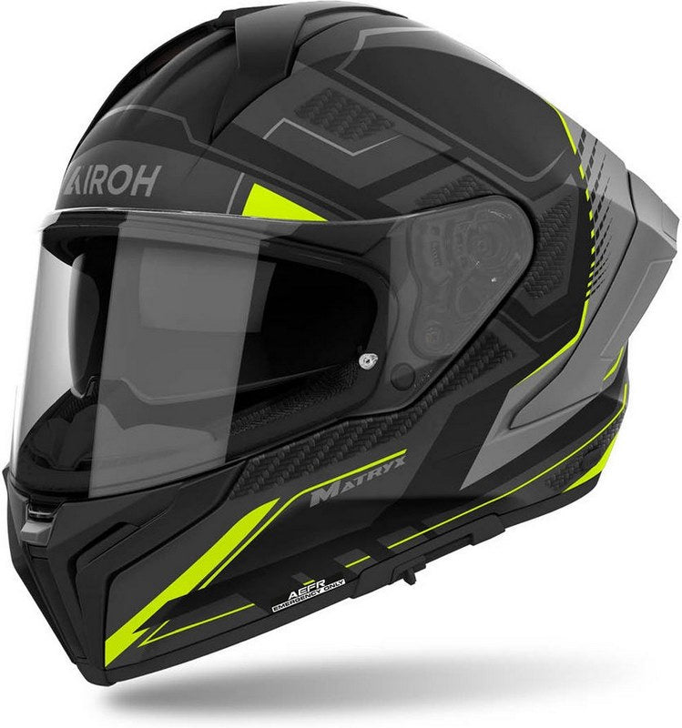 AIROH Helmet Matryx Rocket, Yellow | MXRK31