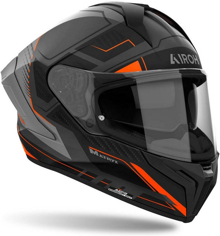 AIROH Helmet Matryx Rocket, Orange | MXRK32