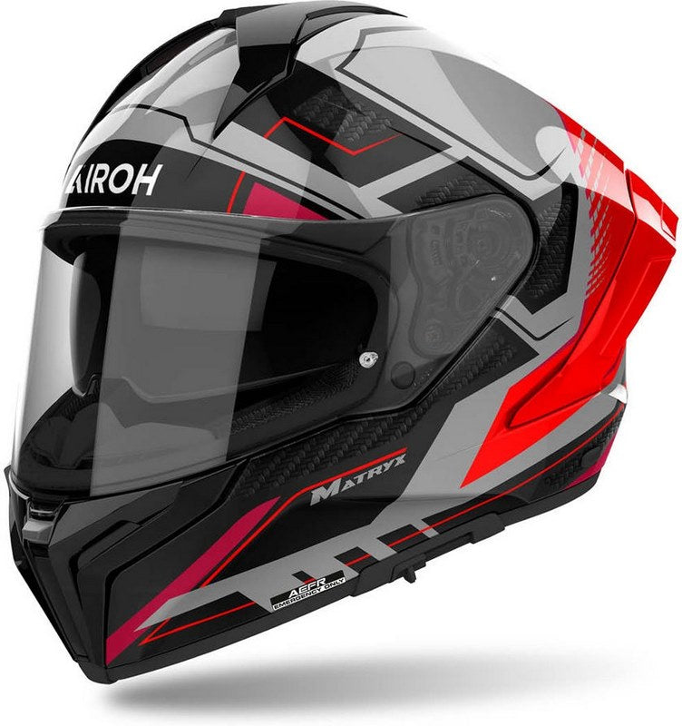 AIROH Helmet Matryx Rocket, Red | MXRK55