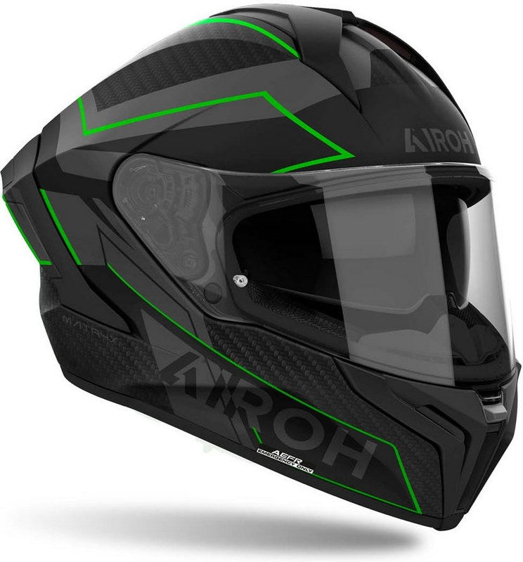 AIROH Helmet Matryx Sentinel, Green | MXSE33