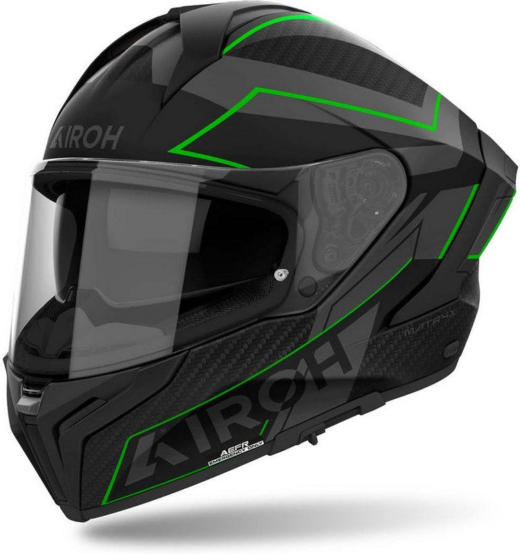 AIROH Helmet Matryx Sentinel, Green | MXSE33