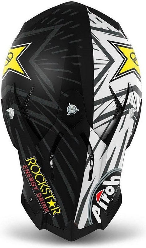 AIROH Helmet MX TERMINATOR OPEN VISION ROCKSTAR Matt | TOVRK35
