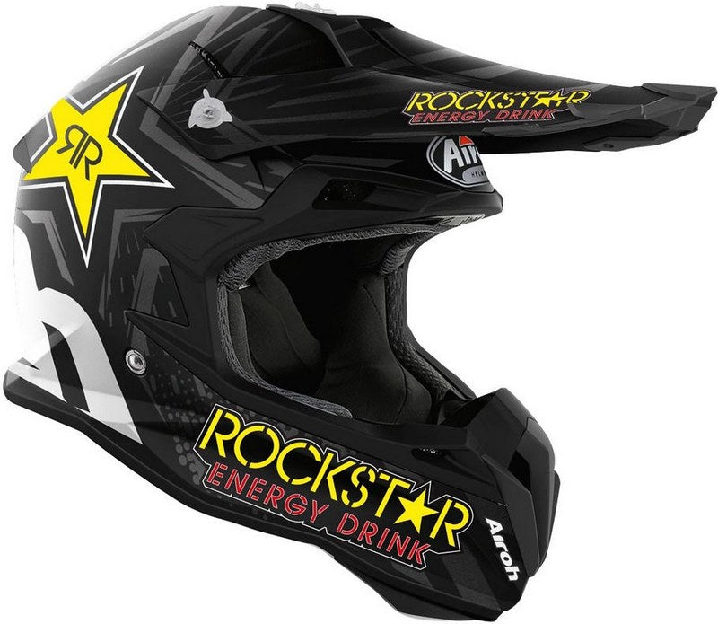AIROH Helmet MX TERMINATOR OPEN VISION ROCKSTAR Matt | TOVRK35