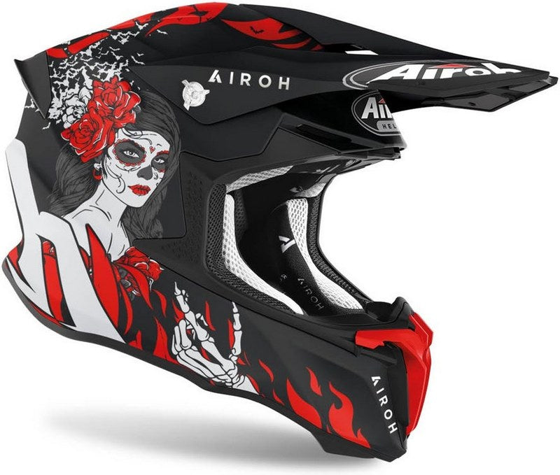 AIROH Motocross Helmet Twist 2.0 Hell, Matt | TW2H55