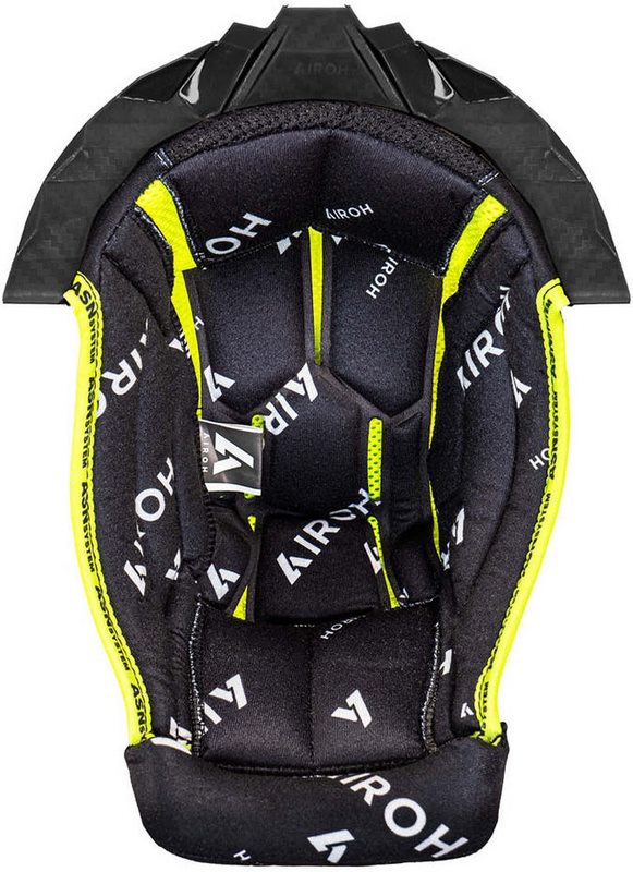 AIROH head cushion Twist 3 ASN system, Black/White, Size L | TW3BWLBC