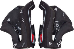 AIROH Cheek Pads Twist 3, Black/White, Size L | TW3BWLG
