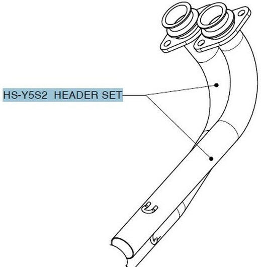 Akrapovic HEADPIPE KIT SS T-MAX | HS-Y5S2