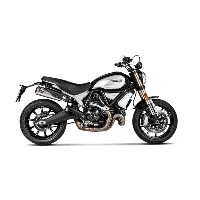 Akrapovic Slip-On Line (Titanium) Ducati Scrambler 1100 (2018-2020) | S-D11SO4-HBFGT