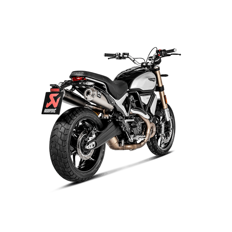 Akrapovic Slip-On Line (Titanium) Ducati Scrambler 1100 (2018-2020) | S-D11SO4-HBFGT