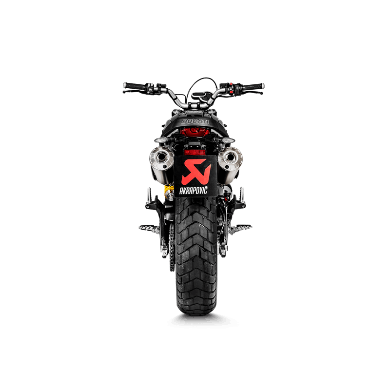 Akrapovic Slip-On Line (Titanium) Ducati Scrambler 1100 (2018-2020) | S-D11SO4-HBFGT