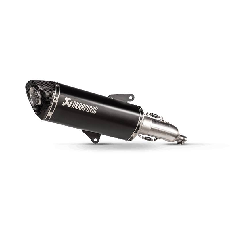 Akrapovic Slip-On Line SS Exhaust | S-H3SO8-HRSSBL