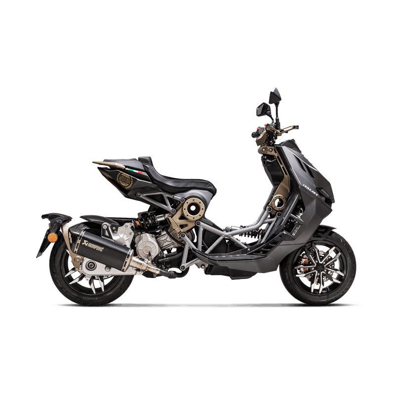 Akrapovic Slip-On Line Titanium Exhaust | S-IT125SO1-HRTBL