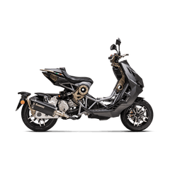 Akrapovic Slip-On Line Titanium Exhaust | S-IT125SO1-HRTBL