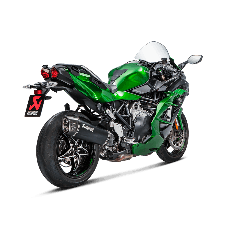 Akrapovic Slip-On Line (Titanium) Kawasaki Ninja H2 SX (2018-2020) | S-K10SO21-HRAABL