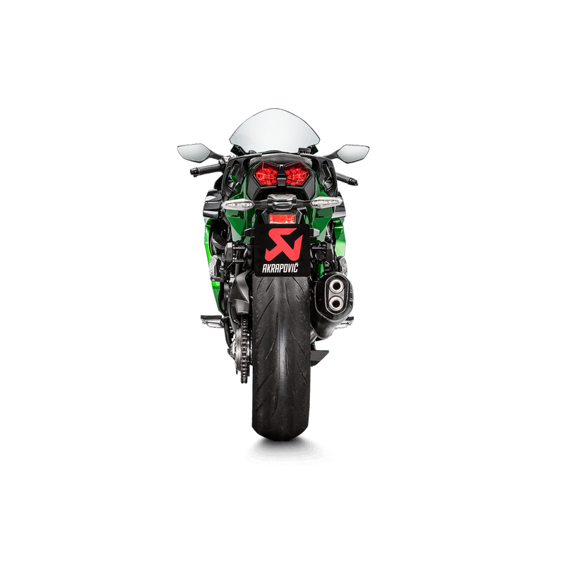 Akrapovic Slip-On Line (Titanium) Kawasaki Ninja H2 SX (2018-2020) | S-K10SO21-HRAABL