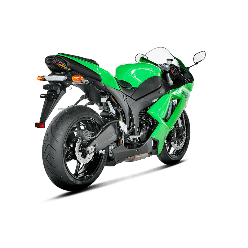 Akrapovic Slip-On Line (Titanium) Kawasaki Ninja ZX-6R (2007-2008) | S-K6SO5-HACT