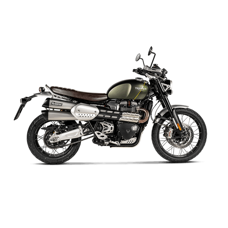 Akrapovic Slip-On Line (Titanium) Triumph Scrambler 1200 (2019-2020) | S-T12SO3-HCQT