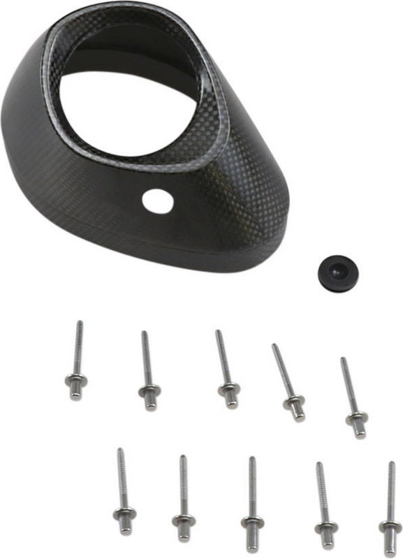 Akrapovic END CAP CF T3 TYPE 1 | V-EC33