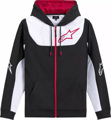 Alpinestars Sessions V3 Zip Hoodie, Black, White, Red | 1244-53110-1232