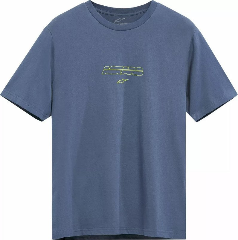 Alpinestars Bold Type Back CSF T-Shirt, Blue | 1244-72020-734