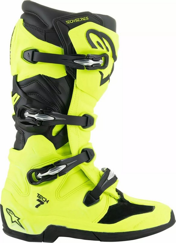 Alpinestars Tech 7 Boots, Fluorescent Yellow, Black | 2012025-551