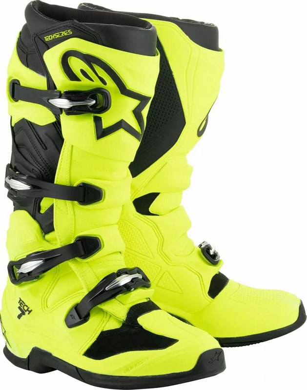 Alpinestars Tech 7 Boots, Fluorescent Yellow, Black | 2012025-551