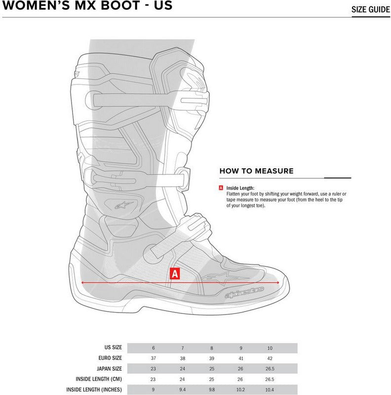 Alpinestars WOMENS STELLA TECH 3 OFFROAD BOOTS BLACK/WHITE/PINK | 2013218-130