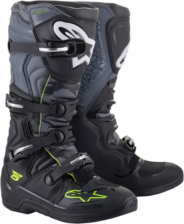 ALPINESTARS BOOT TECH5 BK/GY/YL FL 9 | 2015015-1055-9