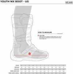 Alpinestars Youth Tech 7S Boots, Black, Blue, White, Size 37 | 2015017-712-4