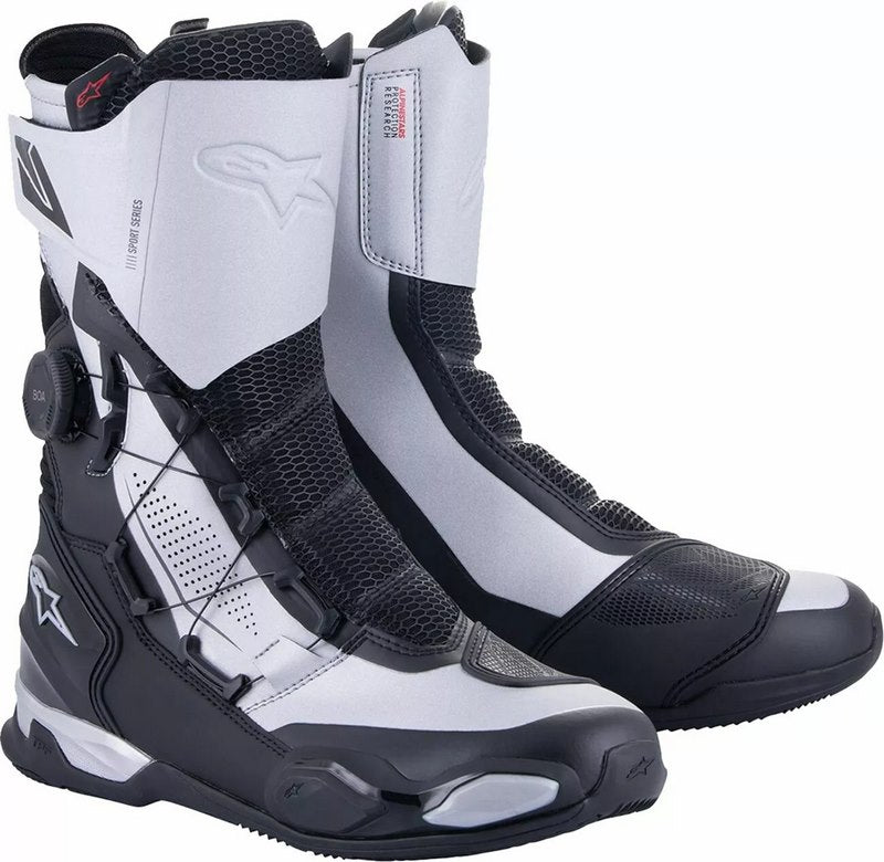 Alpinestars SP-X BOA Boots, Black, Silver, Size 38 | 2222024-119-38