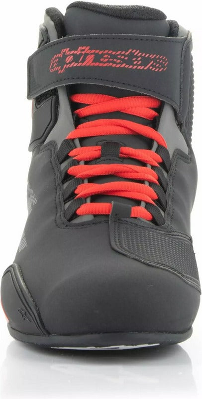 Alpinestars Sektor Shoes, Black, Red, Dark Gray, Size 45.5 | 2515518-1303-12