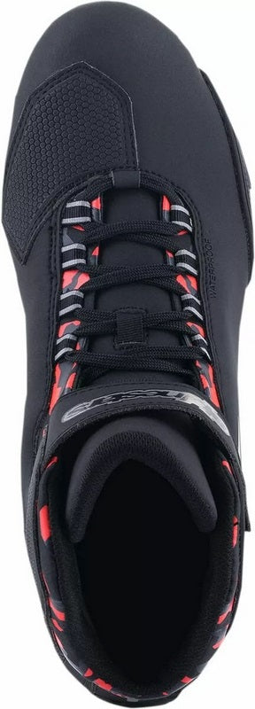Alpinestars Sektor Waterproof Shoes, Black, Gray, Red, Size 13 | 2544519-1118-13